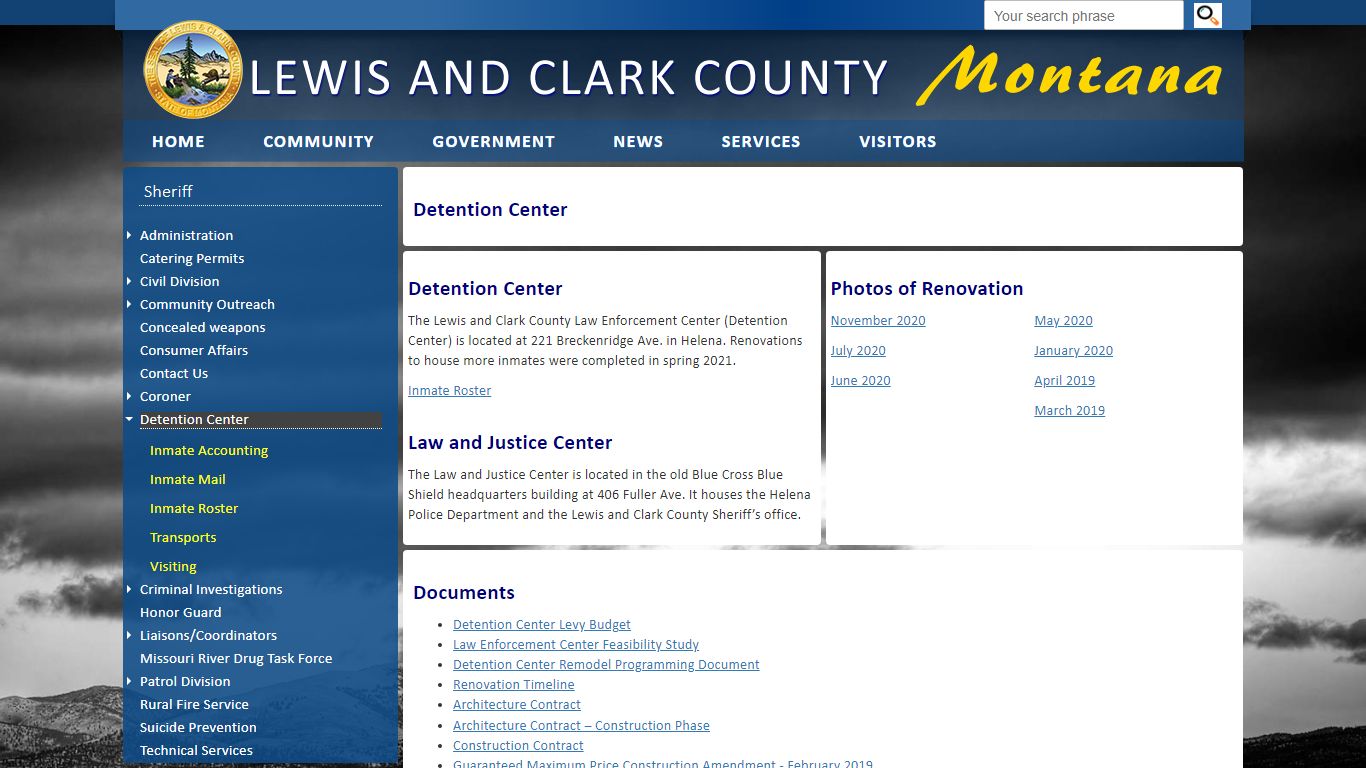 Lewis and Clark County: Detention Center